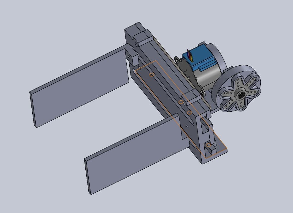 Robotic Arm with Gripper for Box Picking